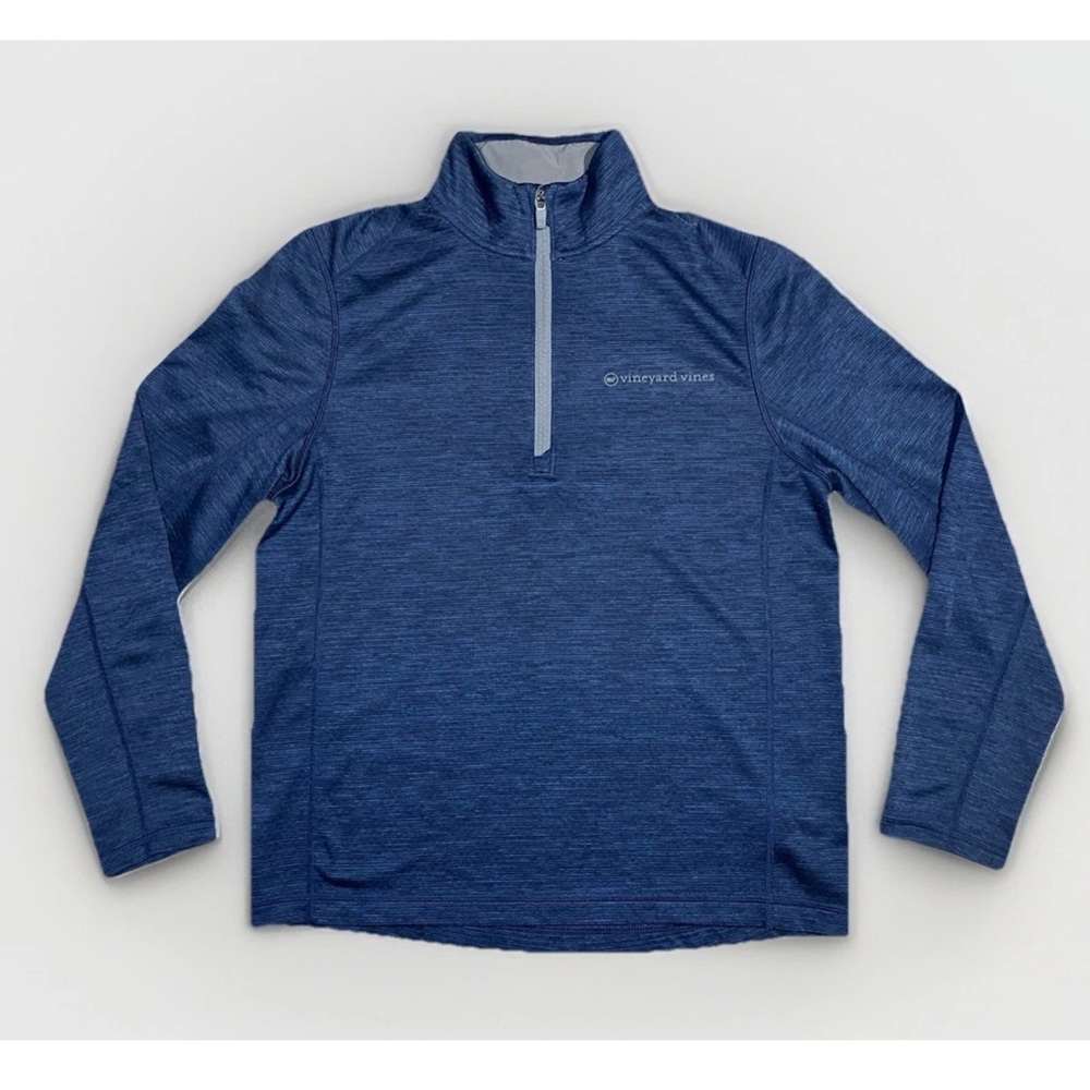 Vineyard Vines Performance Quarter Zip Athletic Pullover Men’s Size Small Blue